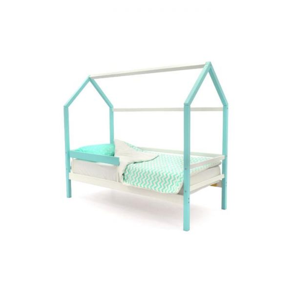 Детская кровать-домик Бельмарко Svogen мятно-белый