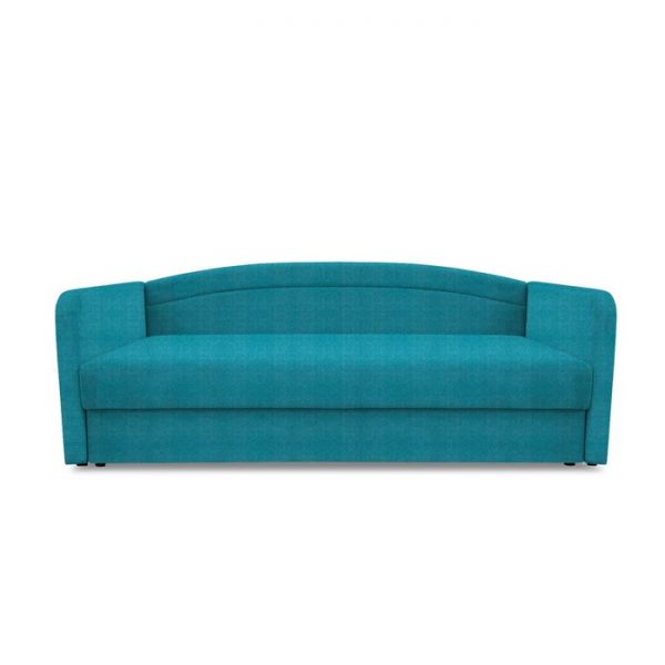 Диван-кровать «Гарвард», без подушек, велюр, цвет shaggy azure