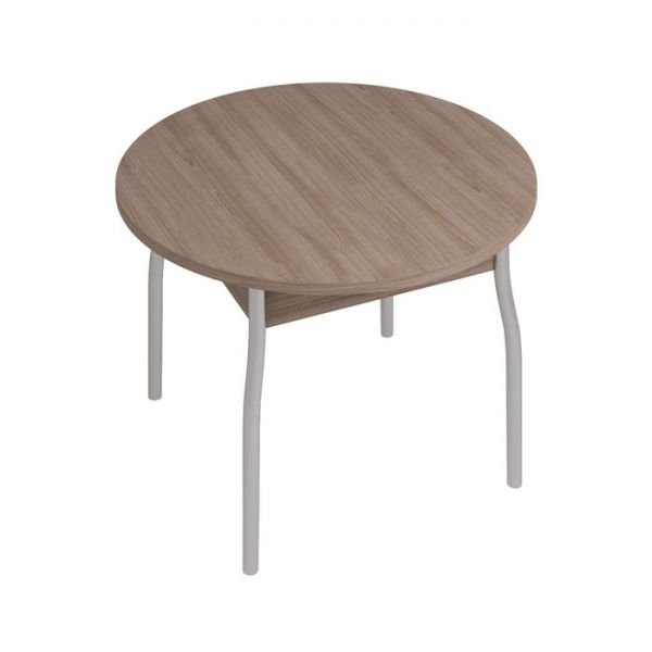 Обеденный стол «Орфей 4», 1000/1400 ? 950 ? 750 мм, ЛДСП, металл, цвет ясень шимо тёмный