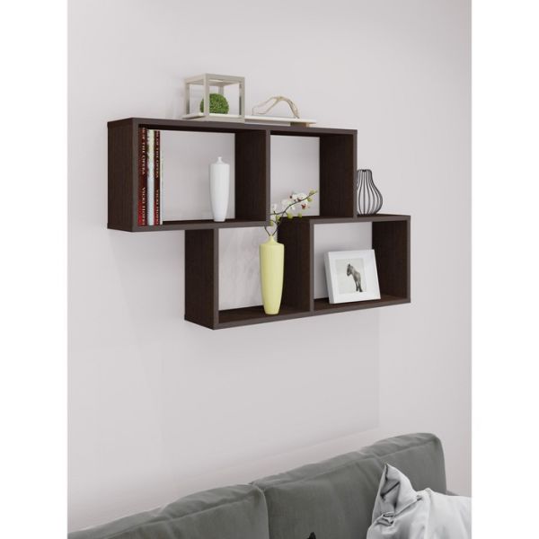 Полка навесная «Уфимка 2», 970 ? 180 ? 600 мм, цвет венге