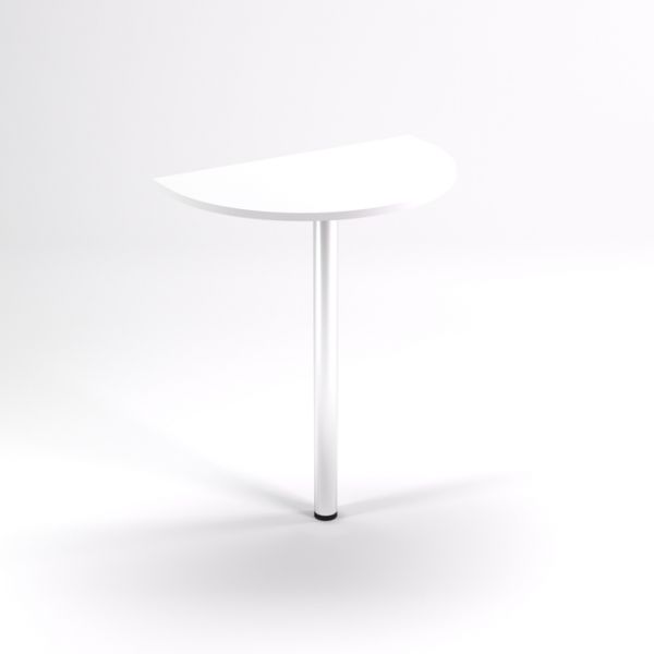 Приставка к столу П4.6, 600 ? 600 ? 750 мм, белый шагр