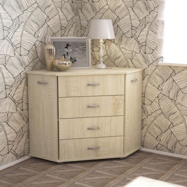 Комод угловой М-12, 780х780х820, Дуб сонома