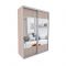 Шкаф-купе «Акцент-Дуэт», 1000 ? 600 ? 2310 мм, зеркало, цвет ясень шимо светлый