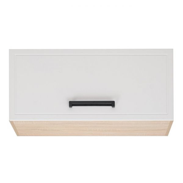 Шкаф навесной Квадро 800х310х360 Дуб сонома/Нубук Милк