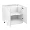 Шкаф напольный Гамма 800х580х820 Белый/Белый