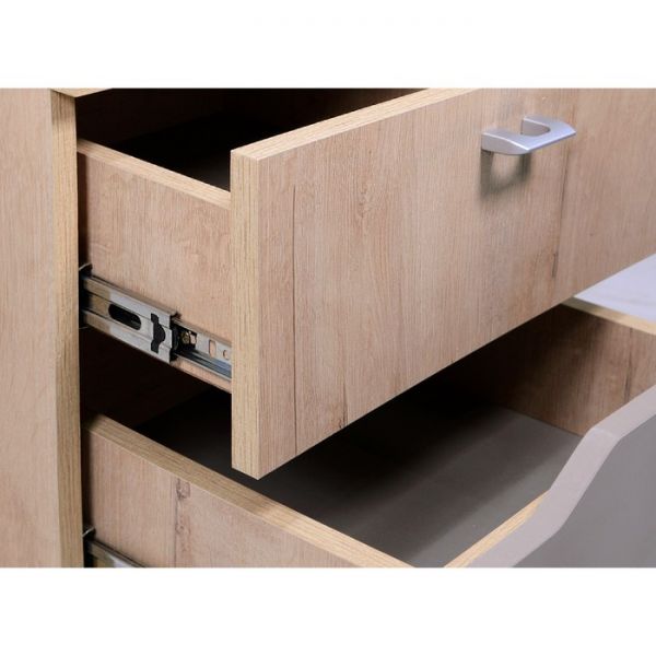 Пенал Хаски-41 ирландский дуб/белый/мокко