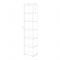 Стеллаж, 450 ? 300 ? 2130 мм, цвет белый жемчуг
