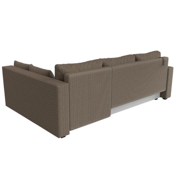 Угловой диван «Мансберг», механизм еврокнижка, угол левый, рогожка, цвет корфу 03