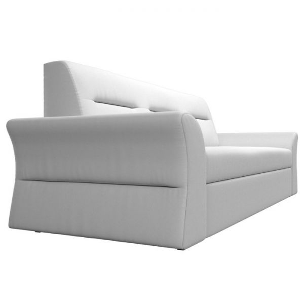 Прямой диван «Клайд», механизм дельфин, экокожа, цвет бежевый