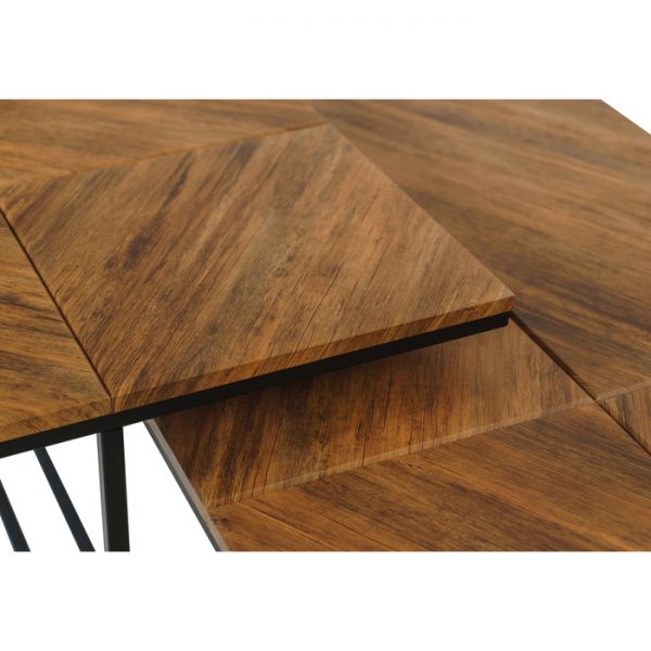 Стол журнальный «Эклектик», 1200 ? 600 ? 390 мм, цвет дуб американский