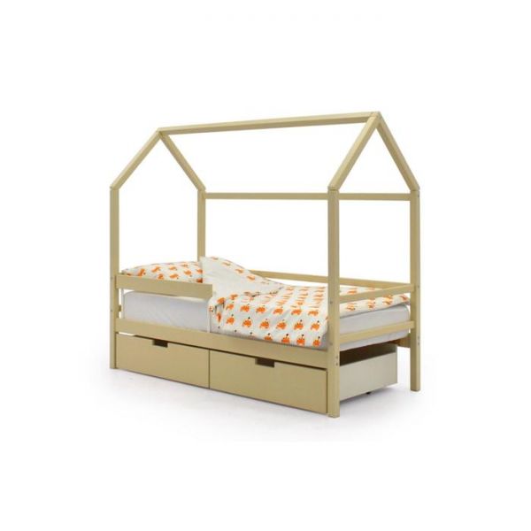 Детская кровать-домик Бельмарко Svogen бежевый