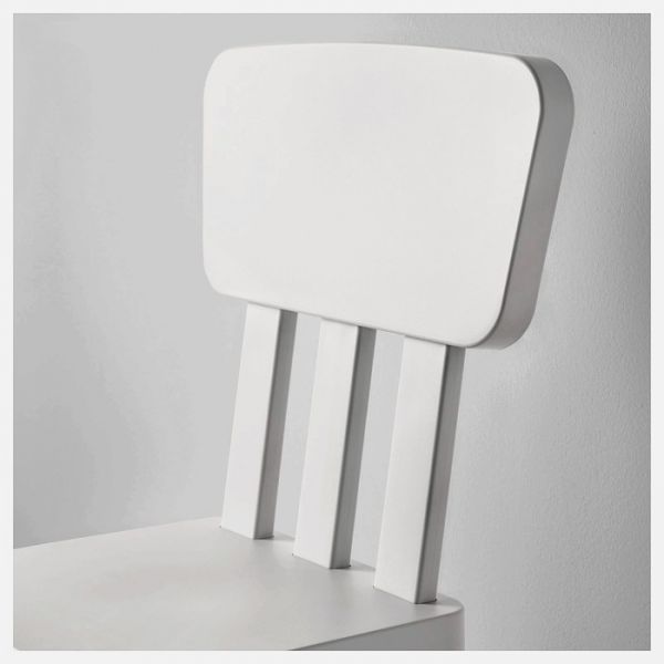 Детский стул МАММУТ, для дома и улицы, белый