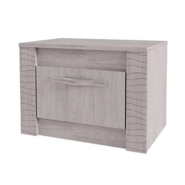 Тумба прикроватная Монако 564х372х400 ясень белый/F12