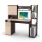 Стол компьютерный Лоредо, венге цаво/дуб молочный