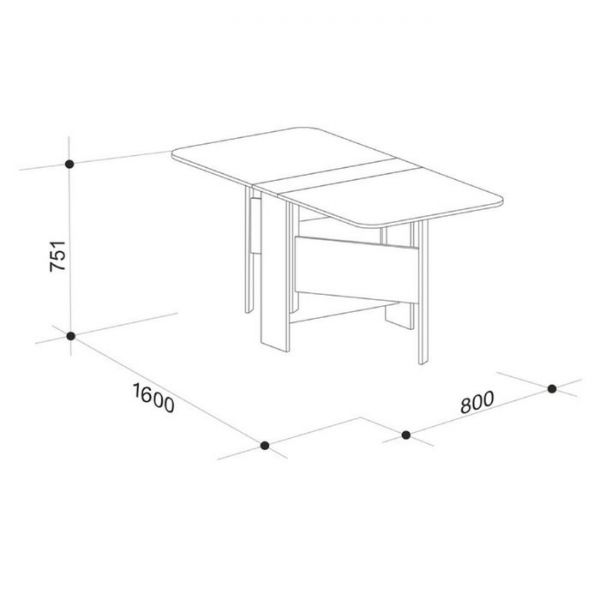Стол-книжка Мечта 2 Стол-книжка Венге/дуб млечный