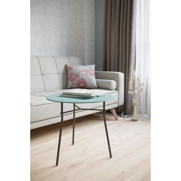 Стол журнальный «Ники», 550 ? 550 ? 500 мм, цвет белый