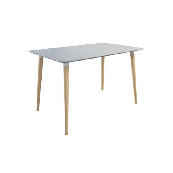Стол обеденный Сканди-1 1200х750х750 белый/светлый лак