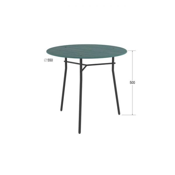 Стол журнальный «Ники», 550 ? 550 ? 500 мм, цвет белый