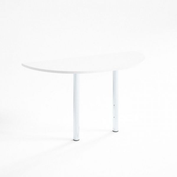 Брифинг-приставка П7.6, 1200 ? 600 ? 750 мм, белый шагр