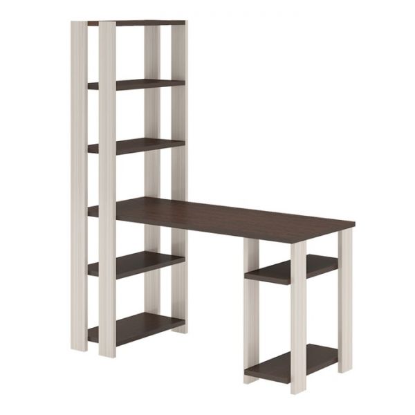 Компьютерный стол, 1400 ? 650 ? 1800 мм, цвет белый