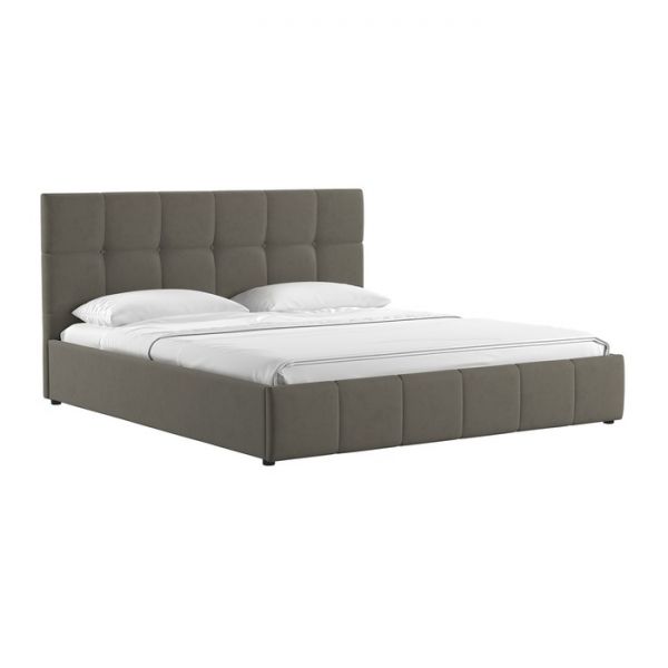 Кровать Хлоя, 1800х2000, ортопедическое осн+ПМ, Макс/Перламутрово-коричневый