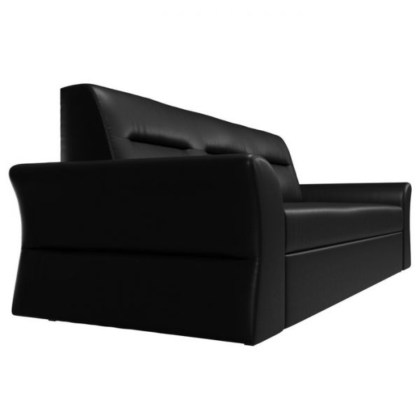 Прямой диван «Клайд», механизм дельфин, экокожа, цвет бежевый