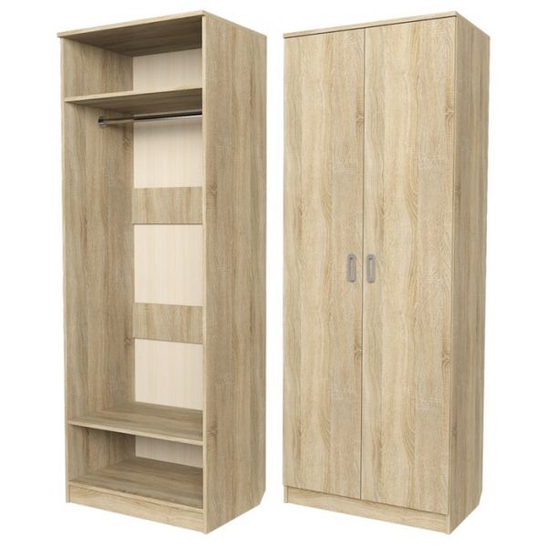 Шкаф Альянс-1, 740х470х2000, Бодега светлый