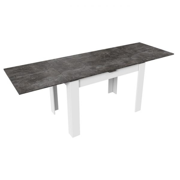 Стол раздвижной Промо тип-4 1100/2098х670х750 Белый/Ателье темный