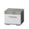 Тумба прикроватная Инстайл 502х382х363 метрополитан грей/белый глянец