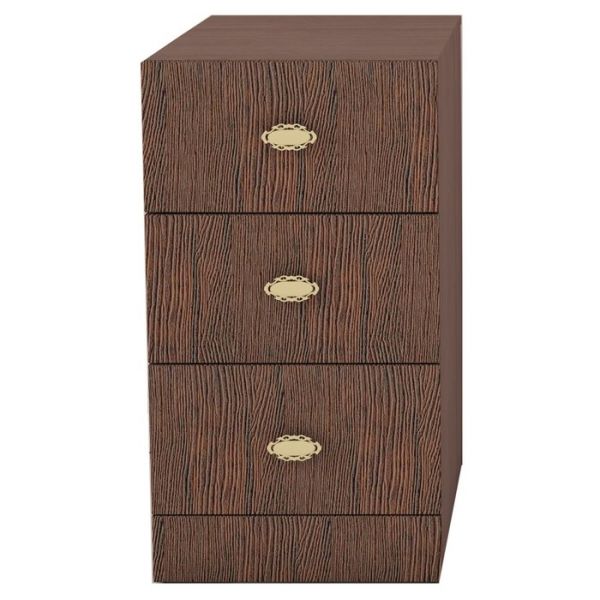 Тумба туалетного столика «Калипсо 12.2.1», 350 ? 412 ? 655 мм, цвет венге