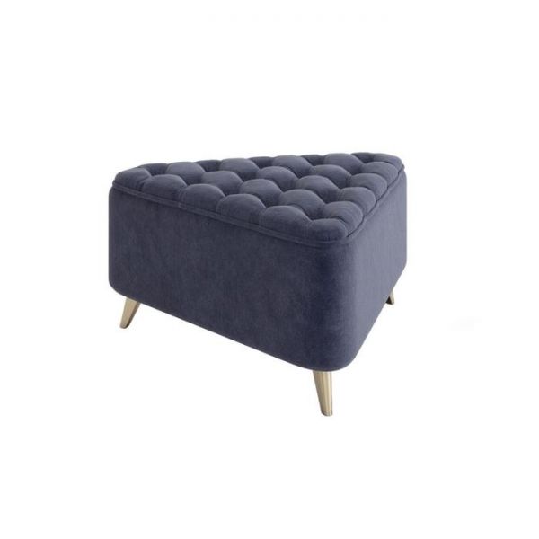 Пуф Трио-2 680х610х440 велюр муссон