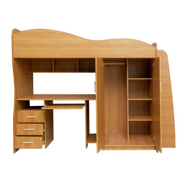 Детский уголок «Юниор-3», 2342 ? 870 ? 1800 мм, цвет вишня оксфорд