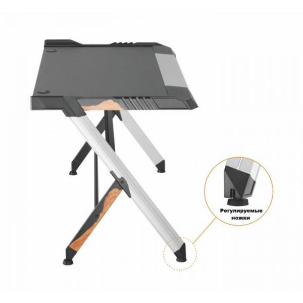 Стол игровой  LUMI GMD01-1 c RBG подсветкой