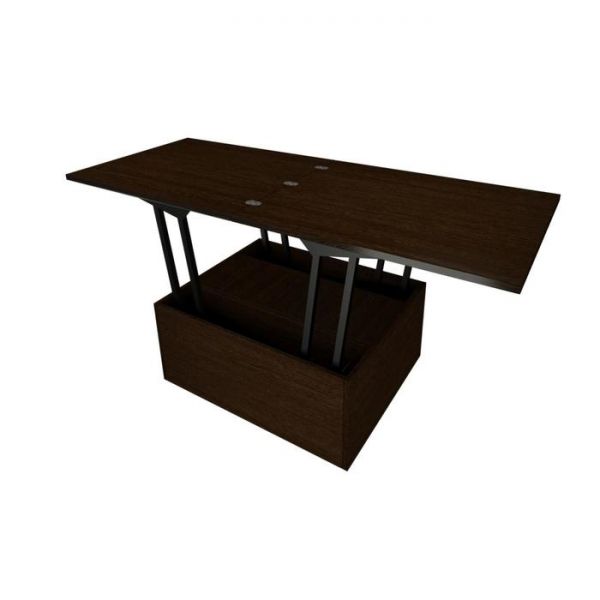 Стол «Трансформер» с ящиком 740(1480) ? 600 ? 410(750), стекло, цвет белый