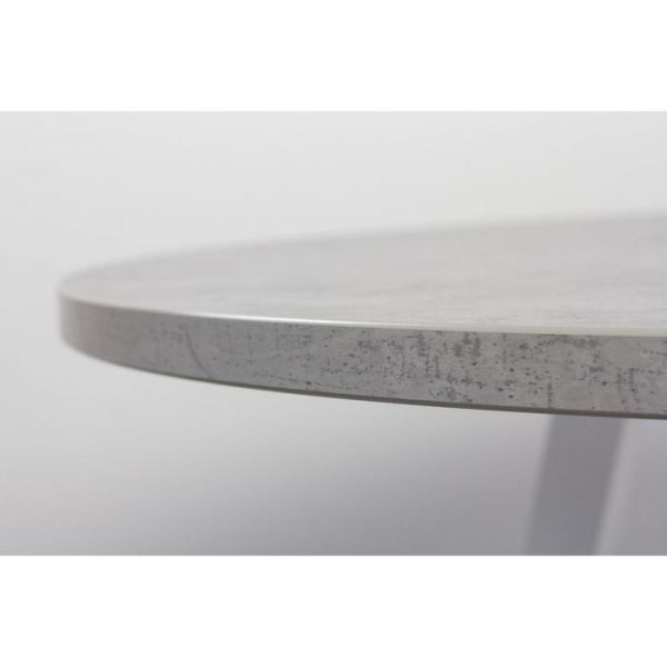 Стол ГЕРМЕС D-940 Бетон Чикаго светлый/Опора Гермес, Гаспар-К, Белый глянец