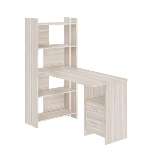 Компьютерный стол, 700 ? 1522 ? 1520 мм, цвет нельсон/белый