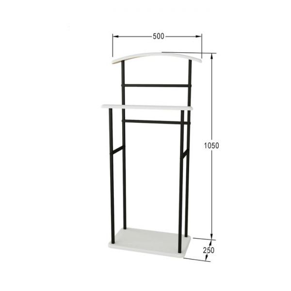 Вешалка напольная «Элдридж loft», 500 ? 250 ? 1050 мм, цвет белый