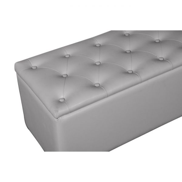 Банкетка Монако-2 1210х420хН430 Экокожа серый