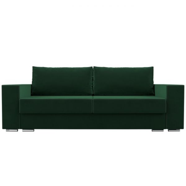 Прямой диван «Исланд», велюр, цвет бежевый