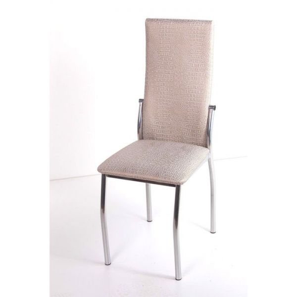 Стул на металлокаркасе Про СТ хром люкс/оранжевый