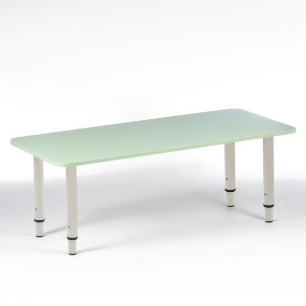 Стол Прямоугольный регулируемый по высоте 1100х500х460-580 Салатовый