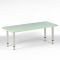 Стол Прямоугольный регулируемый по высоте 1100х500х460-580 Салатовый