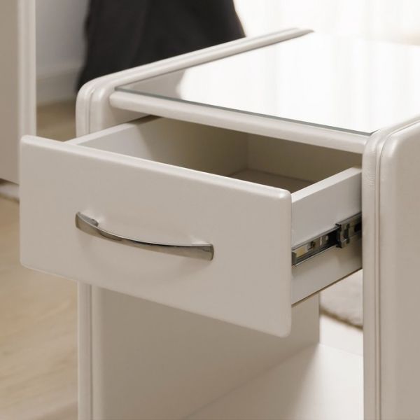 Тумба «Алеро», узкая, 1 ящик, 410 ? 430 ? 530 мм, цвет взбитые сливки