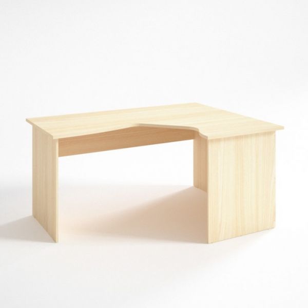 Стол угловой правый СП14.12.7, 1400х1150/680х750 мм, бук светлый
