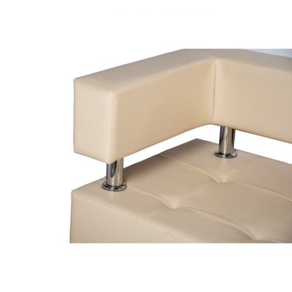 Кресло "Борк", бежевый глянец