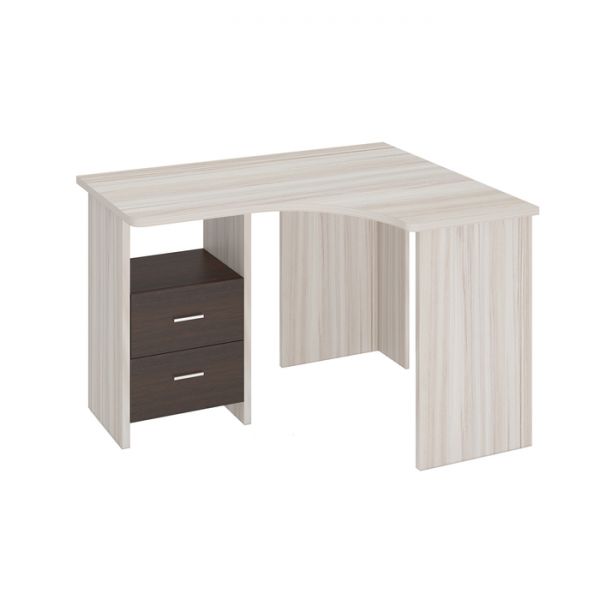 Угловой стол, 1000 ? 1200 ? 770 мм, левый угол, цвет карамель