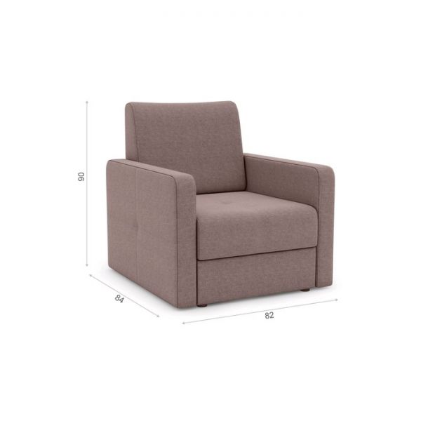 Кресло нераскладное «Твист», ткань, цвет Savana Latte