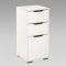 Комод  2 ящика 1 створка  Пифагор-1  D (2Я1С)  навесной/напольный 400х400х820 Белый матовый
