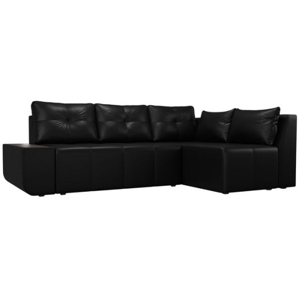 Угловой диван «Амадэус», правый угол, экокожа, цвет бежевый