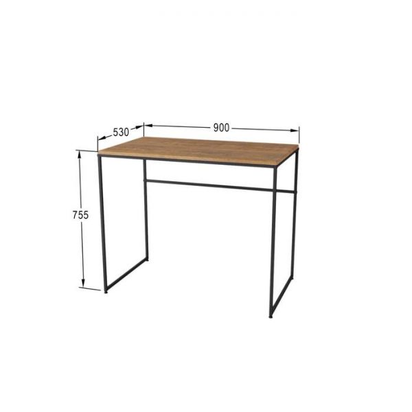 Письменный стол «Компакт», 900 ? 530 ? 755 мм, металл, МДФ, цвет дуб американский